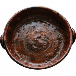 Paño de gamuza con forma de cazuela de barro