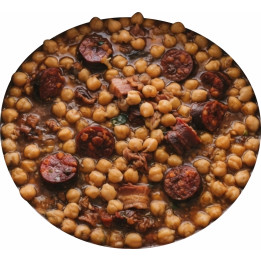 Paño de gamuza con forma de guiso de garbanzos