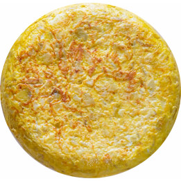 Paño de gamuza con forma de tortilla.